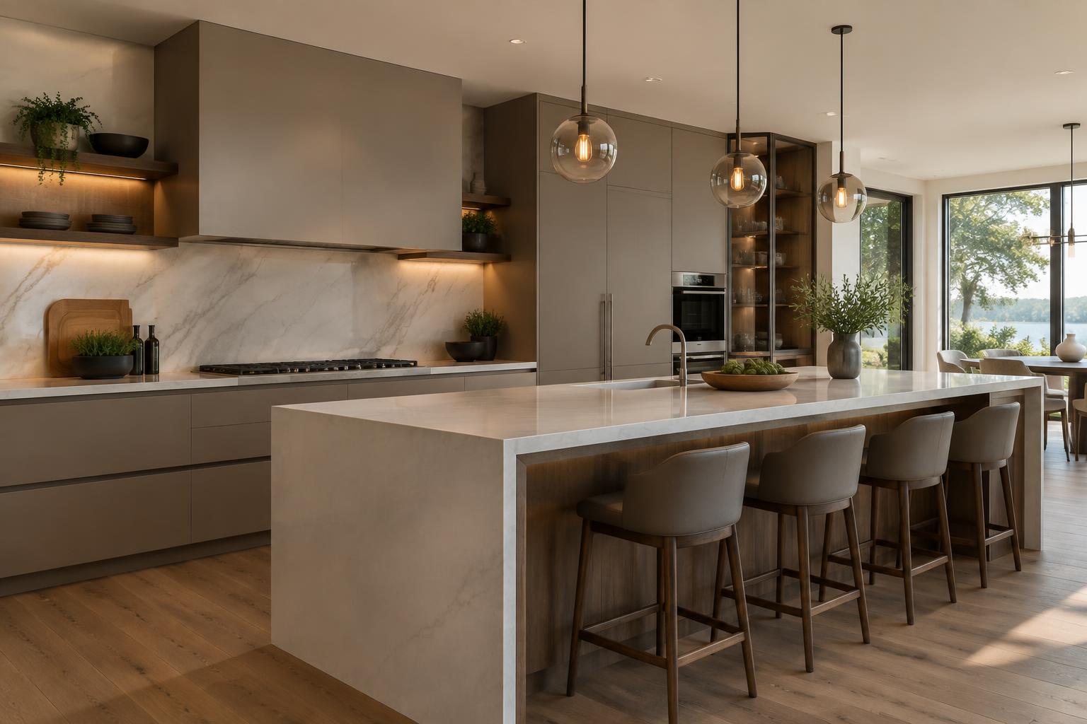 Authentic Italian BINOVA cabinetry in a luxury Michigan kitchen