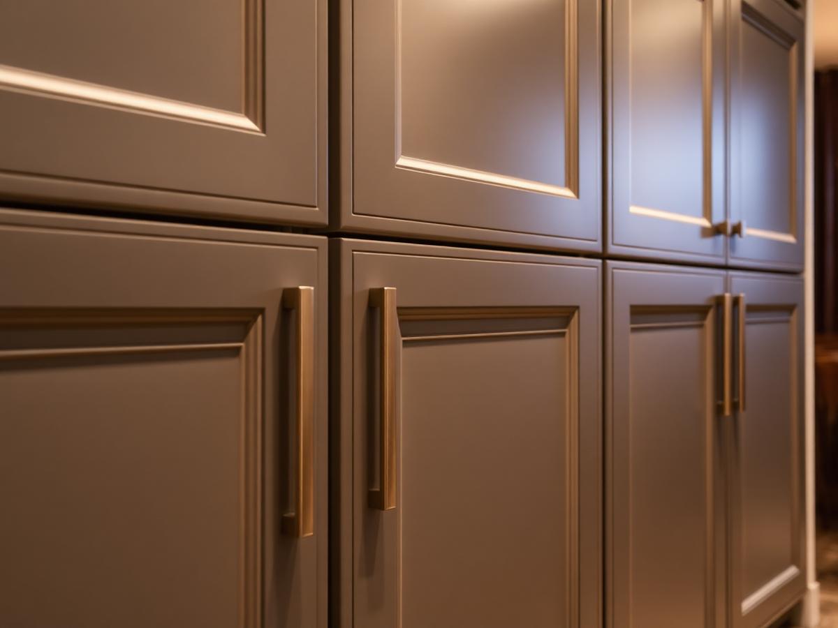 Custom cabinetry and millwork detail in Northville, Michigan