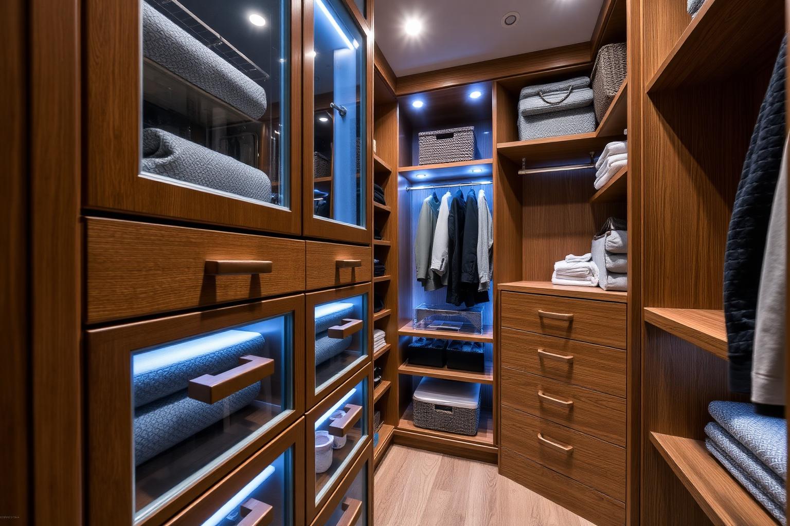Custom Closets & Storage detail — custom craftsmanship