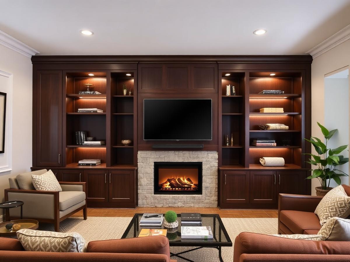 Entertainment & Living Room Cabinetry project detail by Binova Ace Kitchen & Decor