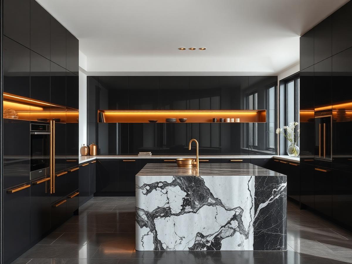 Luxury Italian Kitchen Cabinets project detail by Binova Ace Kitchen & Decor
