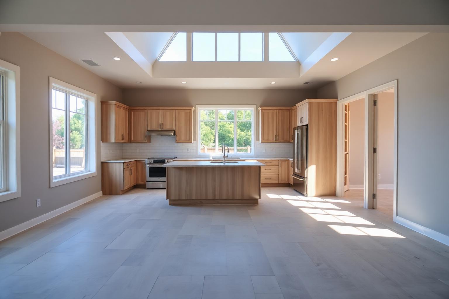 New Construction Kitchen Design detail — custom craftsmanship